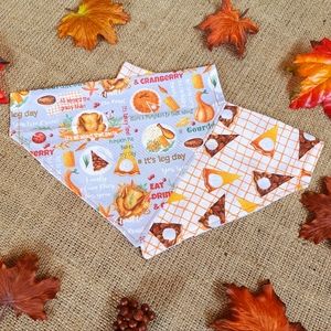 🐶 5 for $15 Holidays Items Thanksgiving Dinner Dog Bandana